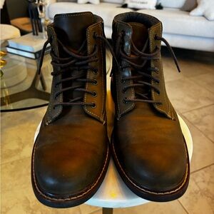 Cole Haan Dark Brown Leather Boots